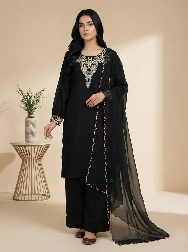 Black_Classic_Elementary_Designer_Viscose_Velvet_Readymade_Suit