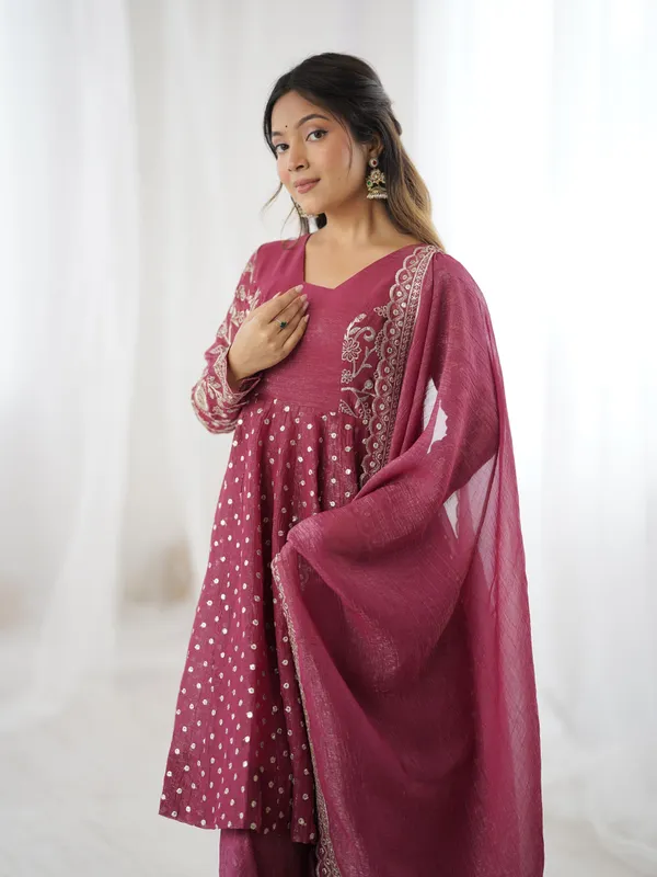 Pink_Premium_Crunchy_Silk_Festive_Wear_Plus_Size_Readymade_Salwar_Suit
