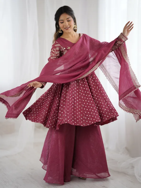 Pink_Premium_Crunchy_Silk_Festive_Wear_Plus_Size_Readymade_Salwar_Suit