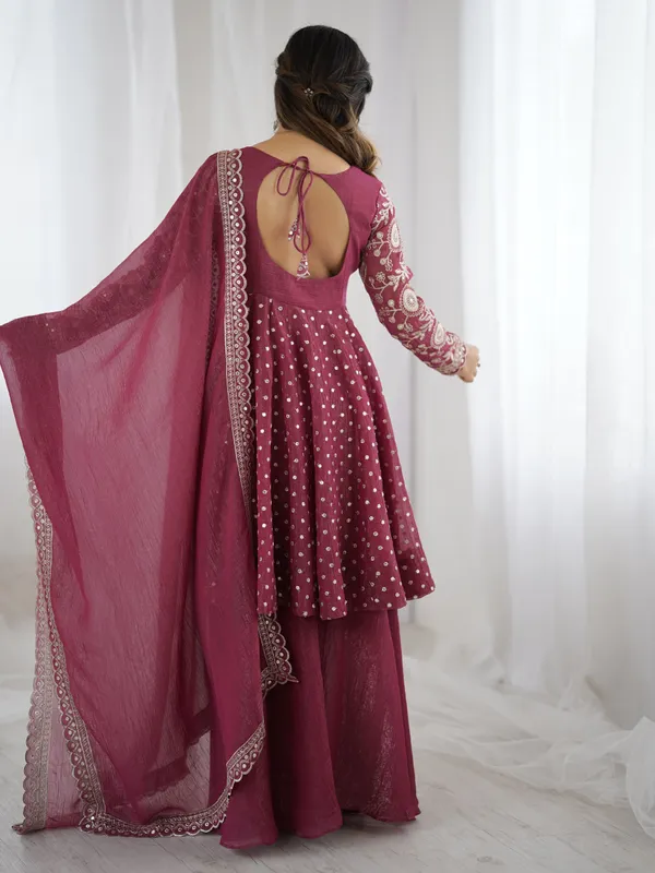 Pink_Premium_Crunchy_Silk_Festive_Wear_Plus_Size_Readymade_Salwar_Suit