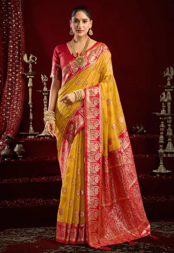 Mustard_Festive_Designer_Banarasi_Silk_Saree_Default_Title