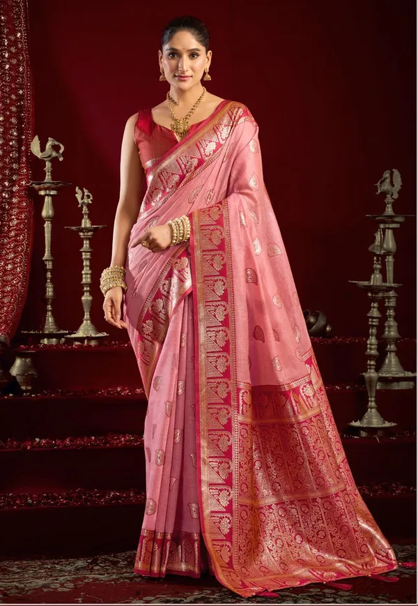 Pink_Festive_Special_Designer_Premium_Satin_Silk_Saree_Default_Title