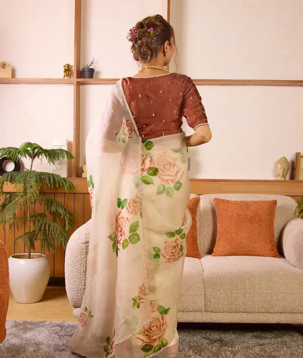 Cream_Function_Party_Wear_Designer_Soft_Tebi_Organza_Silk_Saree_Default_Title