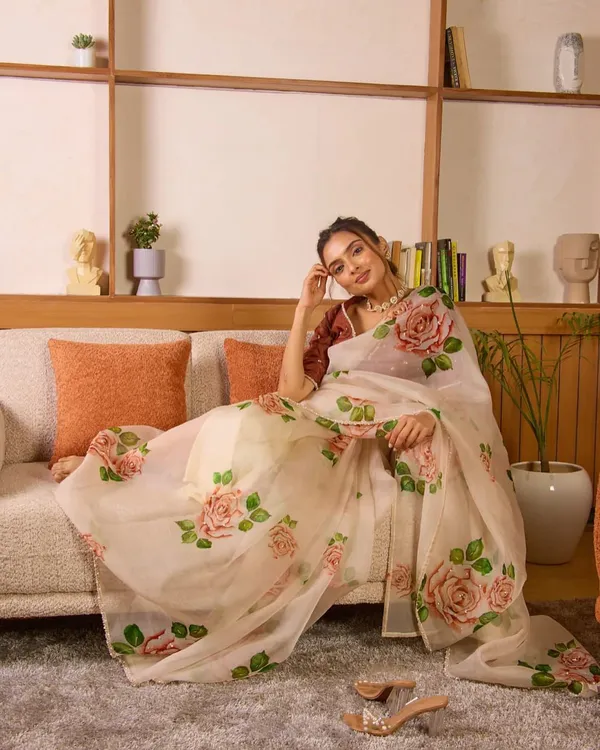 Cream_Function_Party_Wear_Designer_Soft_Tebi_Organza_Silk_Saree_Default_Title