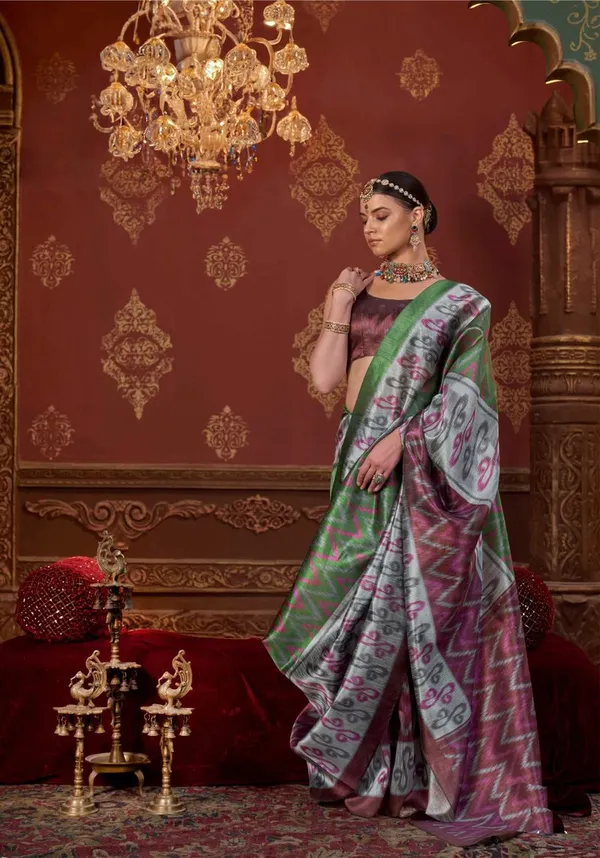 Grey_Premium_Function_Wear_Designer_P_C_Silk_Saree_Default_Title