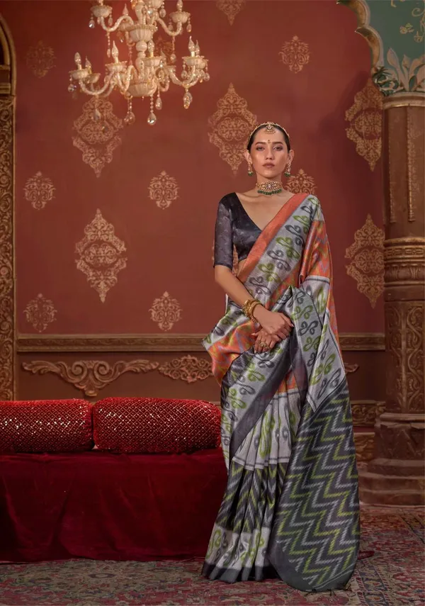 Grey_Ethnic_Party_Wear_Designer_P_C_Silk_Saree_Default_Title