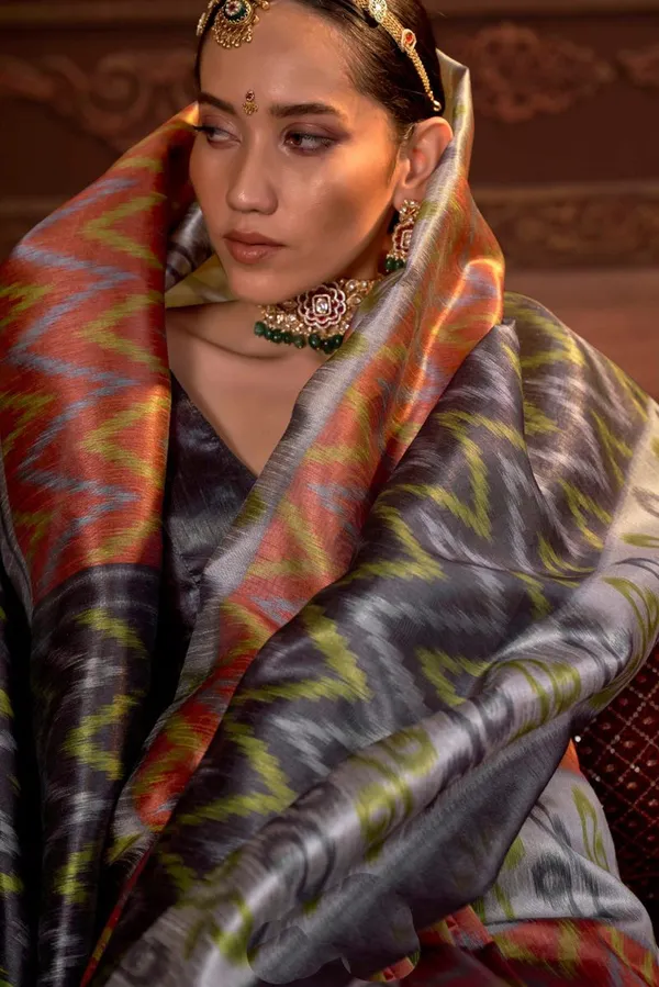 Grey_Ethnic_Party_Wear_Designer_P_C_Silk_Saree_Default_Title