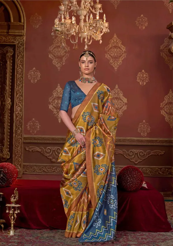Yellow_Premium_Function_Wear_Designer_Silk_Saree_Default_Title
