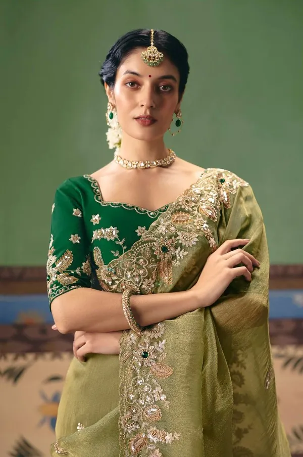 Pista_Premium_Function_Wear_Designer_Art_Silk_Saree_Default_Title