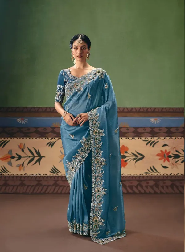 Blue_Premium_Function_Wear_Designer_Art_Silk_Saree_Default_Title