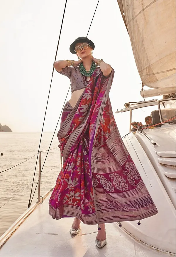 Multi_Color_Premium_Designer_Georgette_Saree_Default_Title