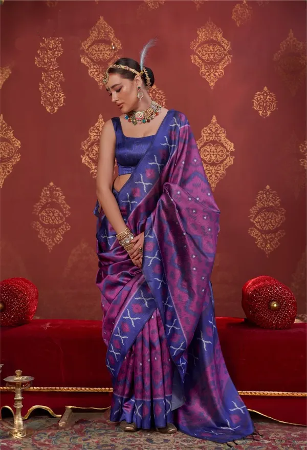Purple_Wedding_Wear_Designer_Pearl_P_C_Silk_Saree_Default_Title