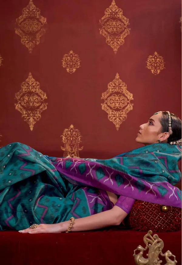 Teal_Green_Premium_Designer_Pearl_Silk_Saree_Default_Title