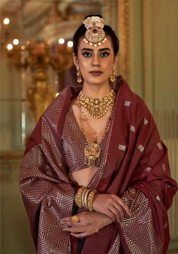 Maroon_Premium_Designer_P_V_Soft_Silk_Saree_With_Maroon_Blouse_Default_Title
