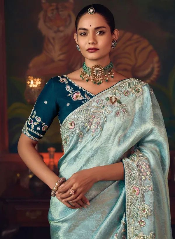 Sky_Blue_Premium_Designer_Heavy_Embroidery_Silk_Saree_Default_Title