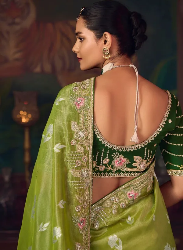 Olive_Green_Ethnic_Designer_Heavy_Embroidery_Silk_Saree_Default_Title