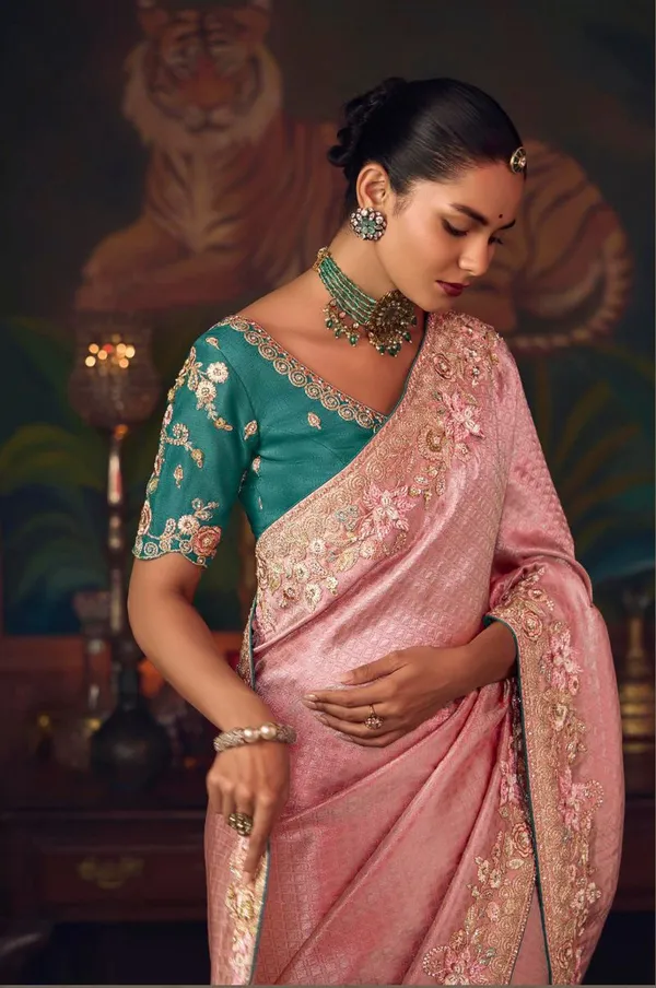 Pink_Wedding_Wear_Designer_Heavy_Embroidery_Silk_Saree_Default_Title