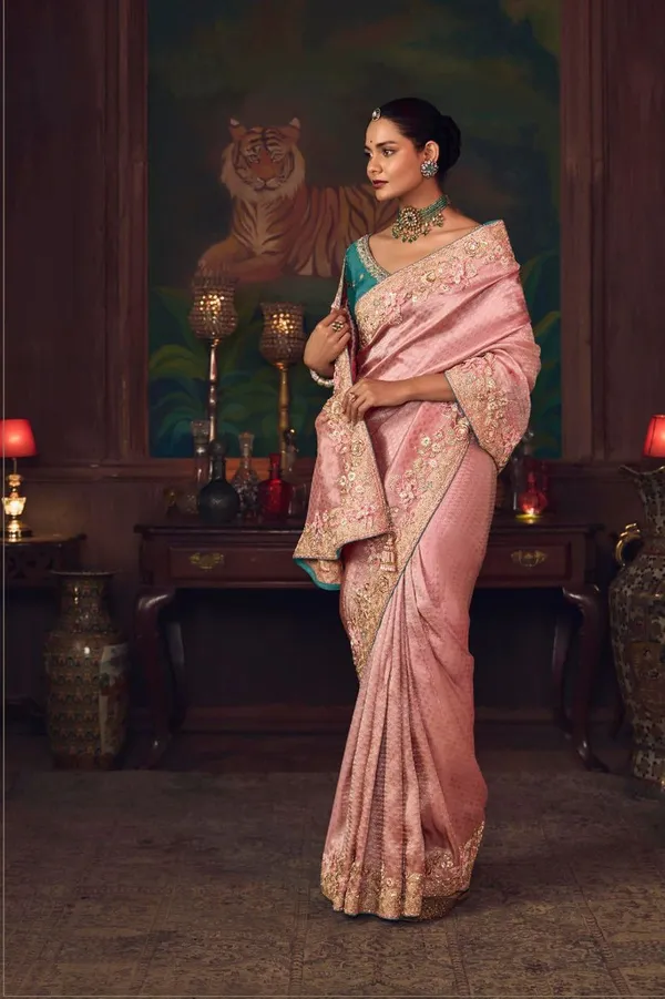Pink_Wedding_Wear_Designer_Heavy_Embroidery_Silk_Saree_Default_Title