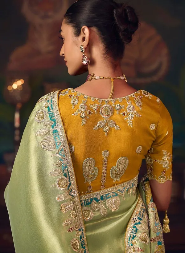 Pista_Premium_Designer_Heavy_Embroidery_Silk_Saree_Default_Title