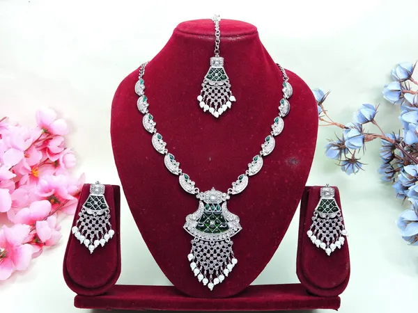 Classic_Silver_Premium_Function_Wear_Designer_Traditional_Oxidised_Necklace_Set_Default_Title