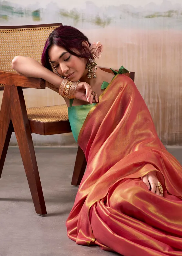 Salmon_Orange_Traditional_Style_Designer_Pure_Tissue_Saree_Default_Title