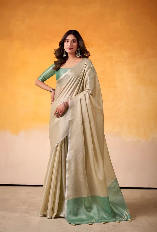 Cream_Premium_Style_Designer_Tissue_Silk_Saree_Default_Title