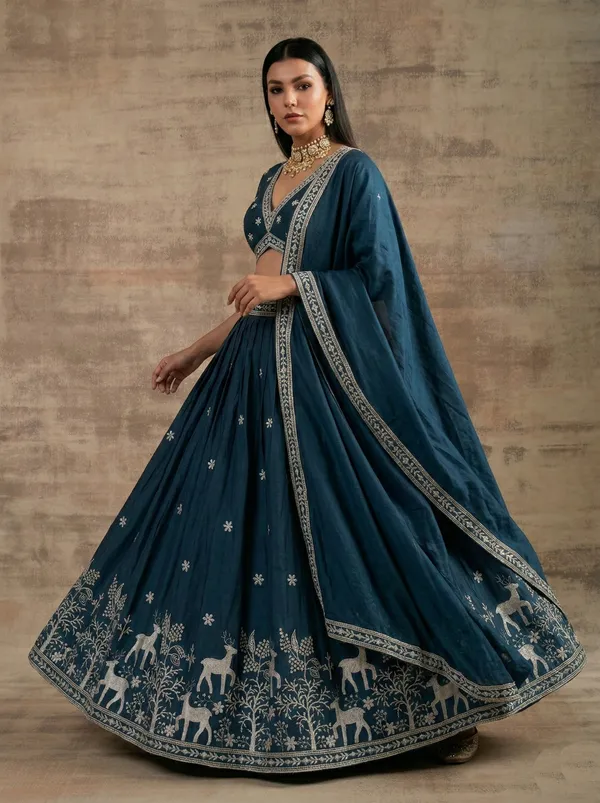 Ethnivo_Special_Grey_Classic_Designer_Embroidered_Anarkali_Suit_Default_Title