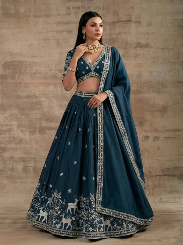 Ethnivo_Special_Grey_Classic_Designer_Embroidered_Anarkali_Suit_Default_Title