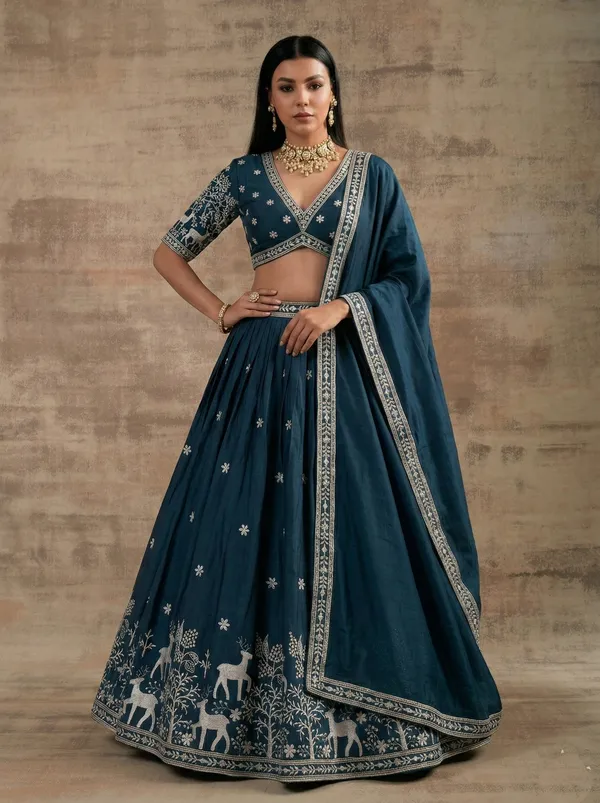 Ethnivo_Special_Grey_Classic_Designer_Embroidered_Anarkali_Suit_Default_Title