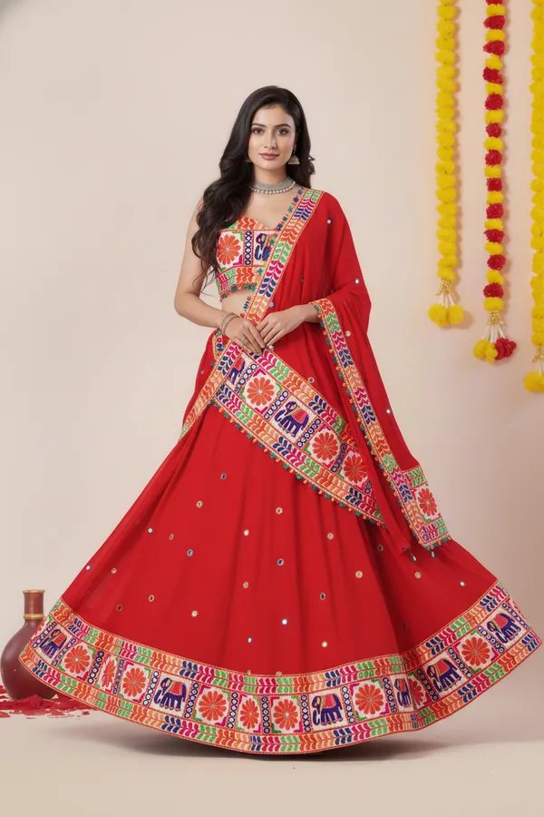 Ethnivo_Special_Red_Stylish_Navratri_Designer_Rayon_Lehenga_Choli_Default_Title