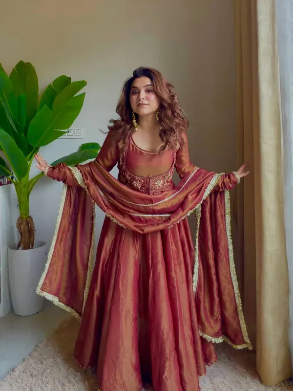 Luxury_Maroon_Embroidered_Anarkali_Gown_With_Golden_Accents