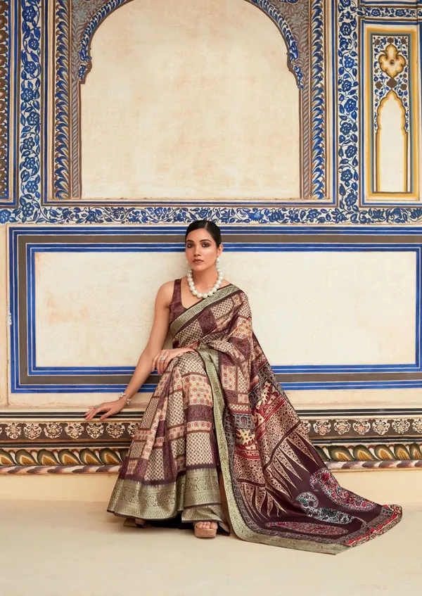 Multi_Premium_Designer_Dola_Viscose_Saree_With_Printed_Work_Default_Title