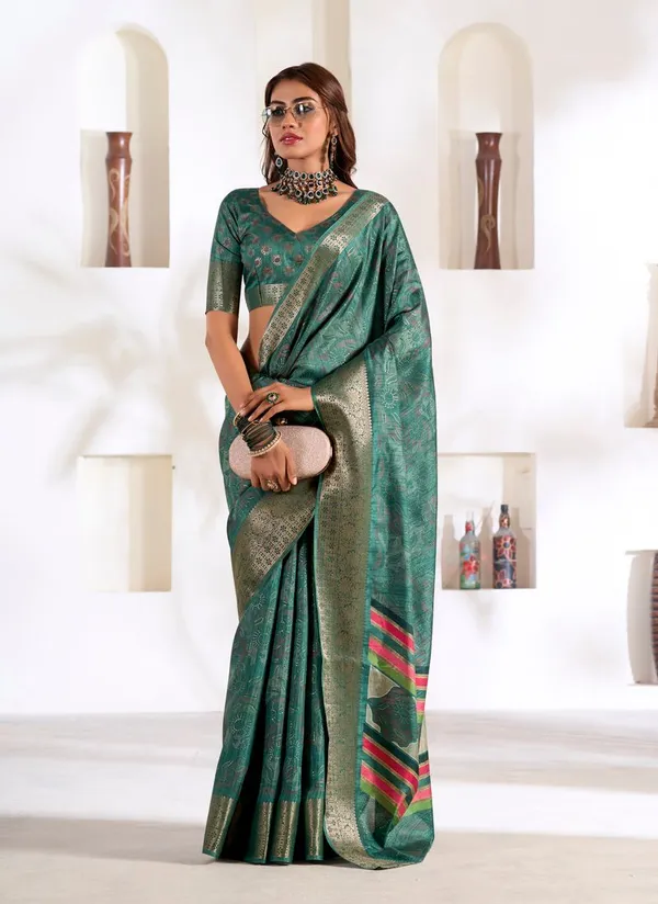 Rama_Green_Premium_Designer_Soft_Dola_Silk_Saree_Default_Title