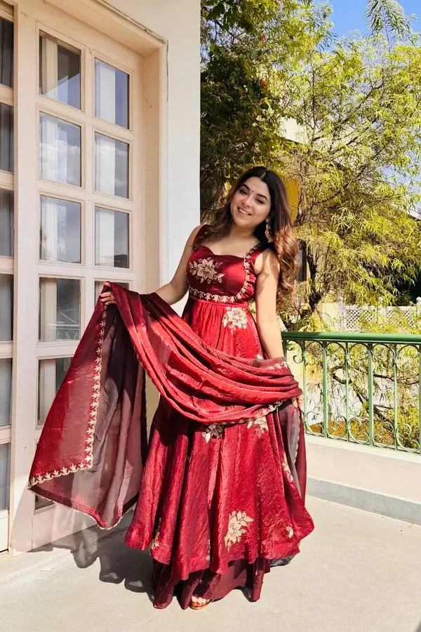 Maroon_Readymade_Heavy_Designer_Embroidery_Sequence_Work_Salwar_Suit