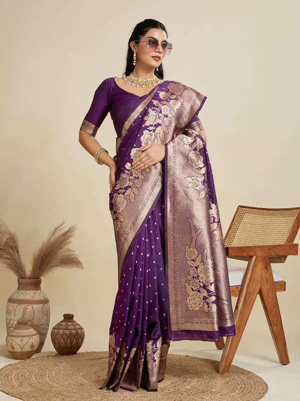 Wine_Luxury_Designer_Soft_Kanjivaram_Silk_Saree_Default_Title