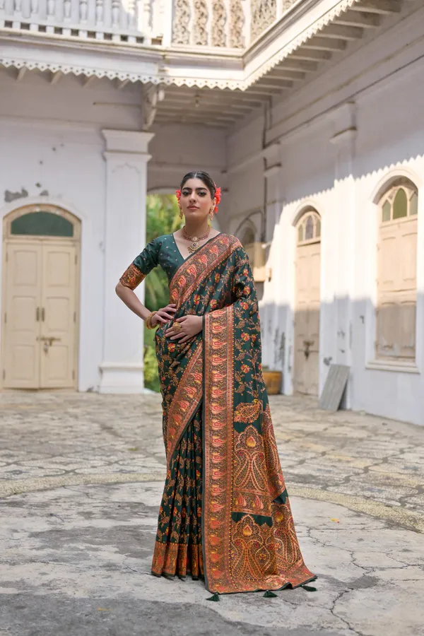 Green_Premium_Designer_Soft_Pashmina_Silk_Saree_Default_Title