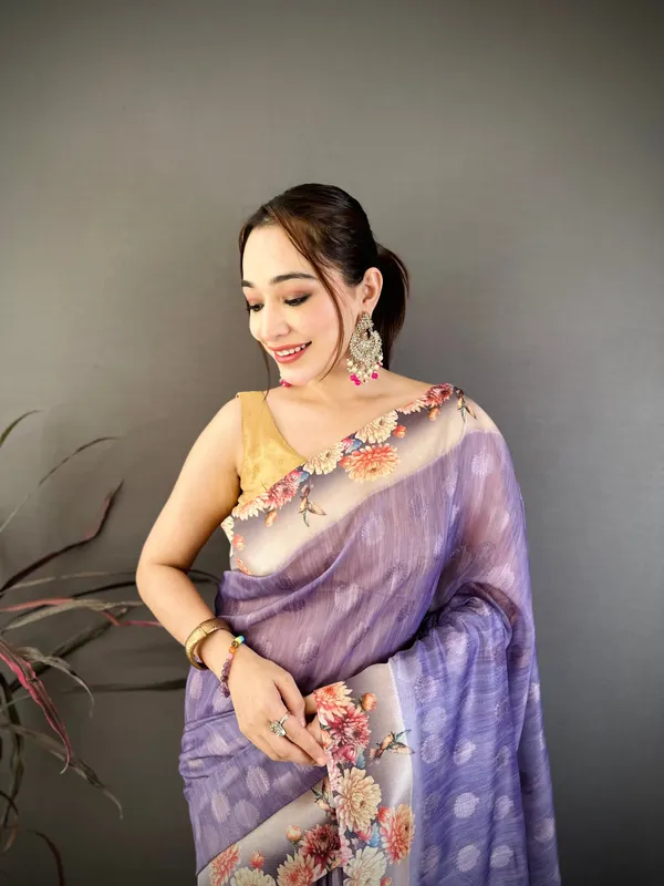 Lavender_Bloom_Cotton_Saree_Default_Title