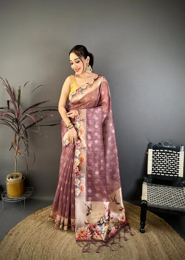 Rose_Blush_Cotton_Saree_Default_Title