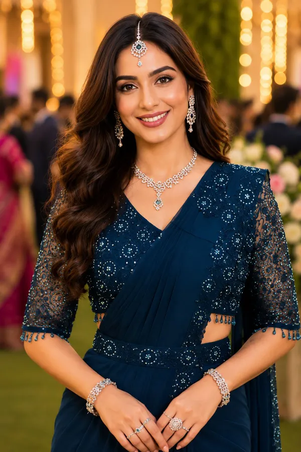 Navy_Blue_Lycra_Designer_Saree_Default_Title