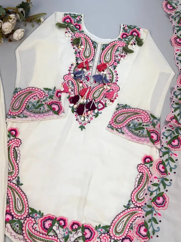 White_Party_Wear_Designer_Embroidered_Anarkali_Suit