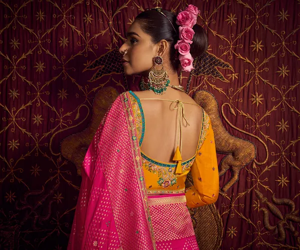 Fuchsia_Pink_Pure_Viscose_Dola_Saree_With_Rich_Gold_Zari_Border_Fancy_Designer_Lace_Default_Title