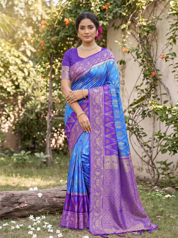 Sky_Blue_Soft_Silk_Saree_With_Royal_Purple_Zari_Border_Default_Title