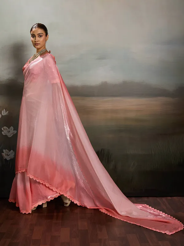 Blush_Pink_Satin_Saree_With_Designer_Lace_Border_Default_Title