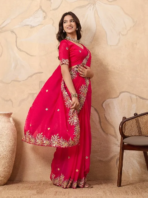 Rani_Pink_Soft_Fendy_Chiffon_Saree_With_Heavy_Embroidered_Border_Default_Title