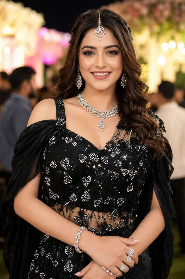 Classic_Black_Ready_To_Wear_Saree_With_Embellished_Designer_Blouse_Default_Title
