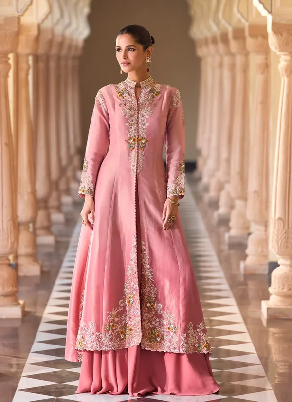 Blush_Pink_Chinon_Silk_Embroidered_Readymde_Sharara_Suit_Set