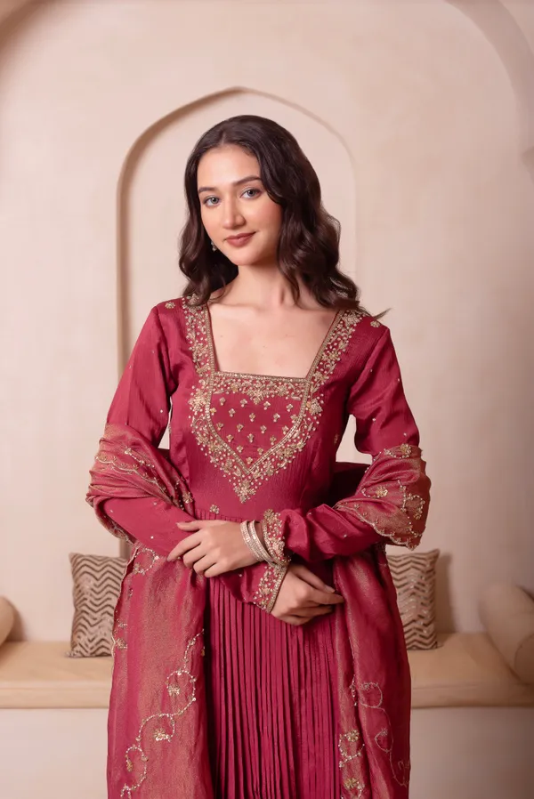 Rose_Pink_Chinon_Embroidered_Anarkali_Suit_Set_With_Designer_Dupatta