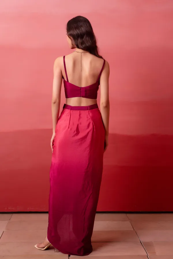 Coral_Pink_Crepe_Indo_Western_With_Floral_Embroidered_Border