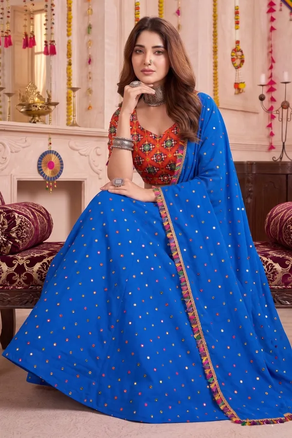 Royal_Blue_Navratri_Lehenga_Choli_With_Multicolor_Embroidered_Border_Default_Title