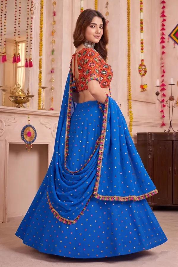 Royal_Blue_Navratri_Lehenga_Choli_With_Multicolor_Embroidered_Border_Default_Title